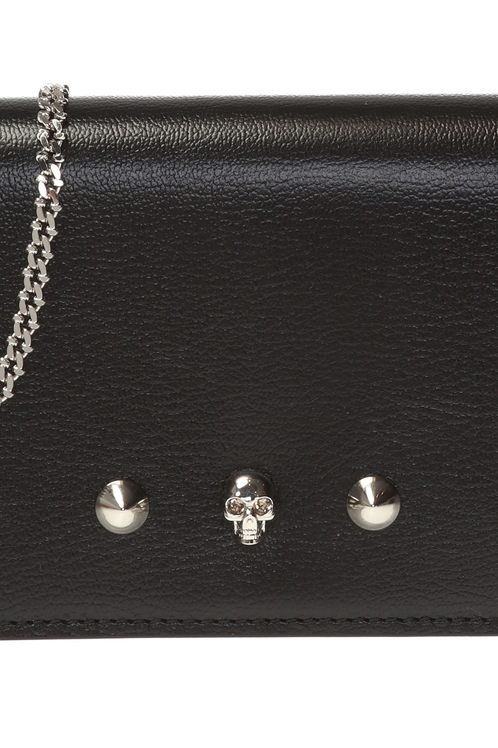 Alexander mcqueen wallet clearance on a chain